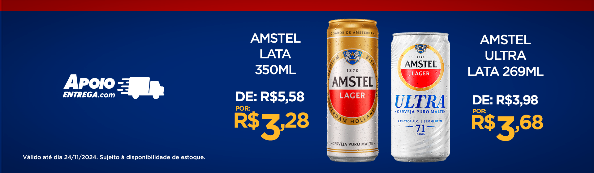 Amstel Ultra até 24/11